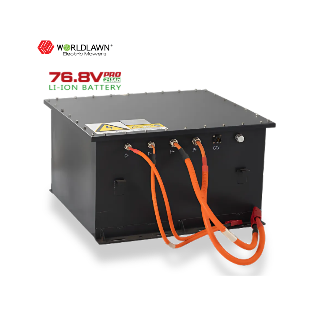 World Lawn Electric Mower 76.8V LITHIUM-ION BATTERY