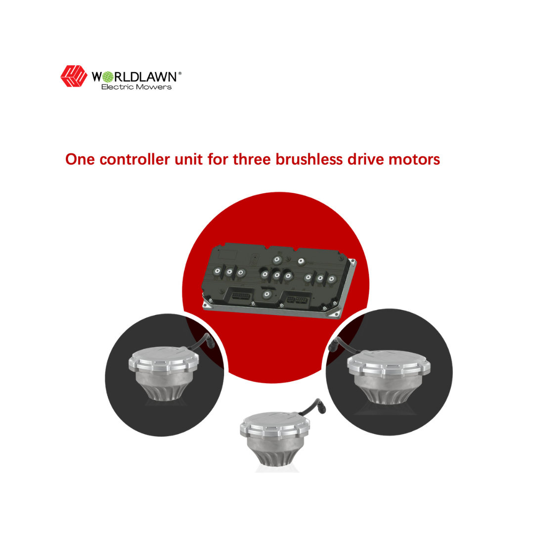 World Lawn Electric Mower 76.8V LITHIUM-ION BATTERY