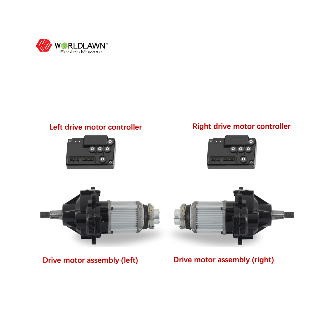 World Lawn Electric Mower 76.8V LITHIUM-ION BATTERY